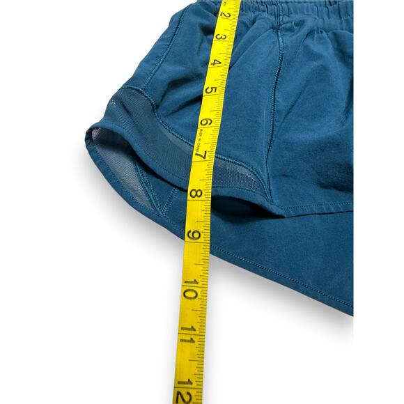Lululemon Vibrant Blue Athletic High Performance Shorts Size 4 Regular - Picture 9 of 9